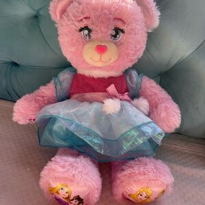 Build a Bear Disney Pink Princess Plush Bear with Lalaloopsy Dress